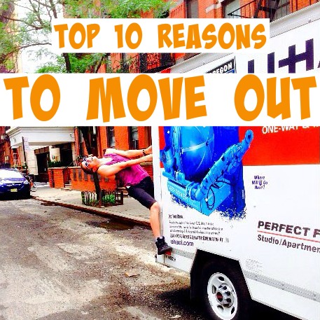 Top 10 Reasons to Move Out of Your Apartment