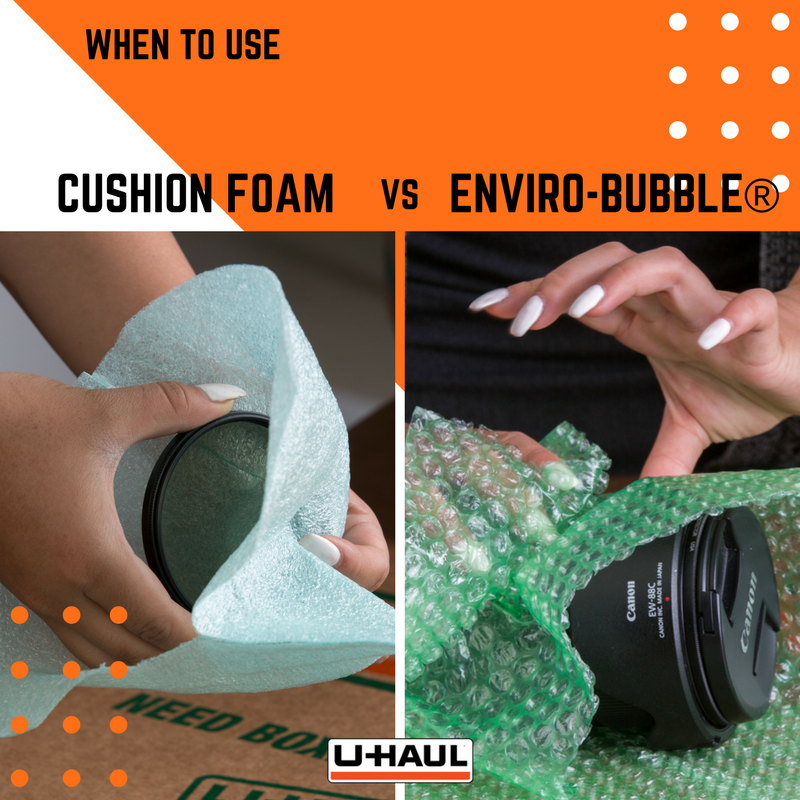 When to use Cushion Foam vs. Enviro-Bubble®
