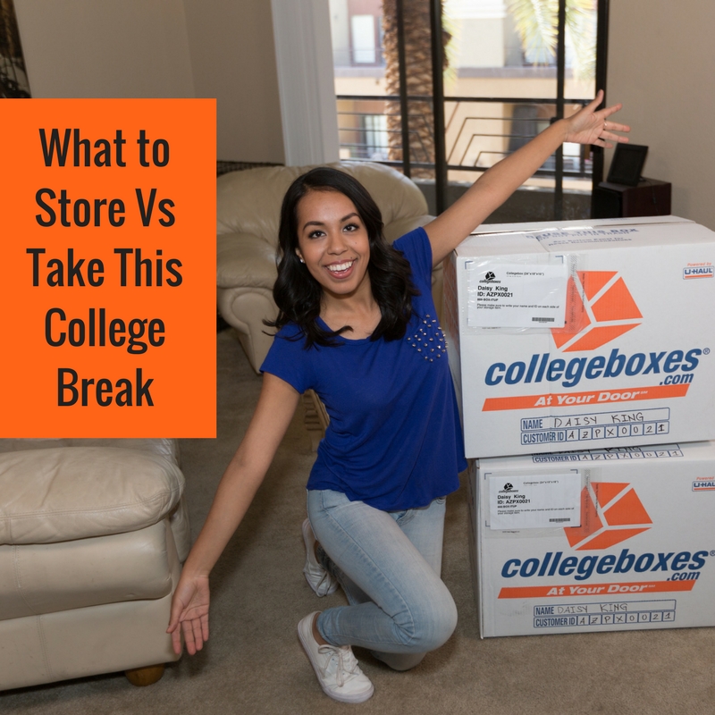 What to Store vs. What to Take Home This College Break