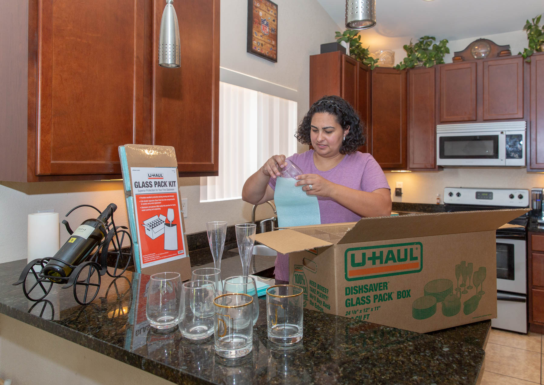 How to Pack Glasses for Moving Day