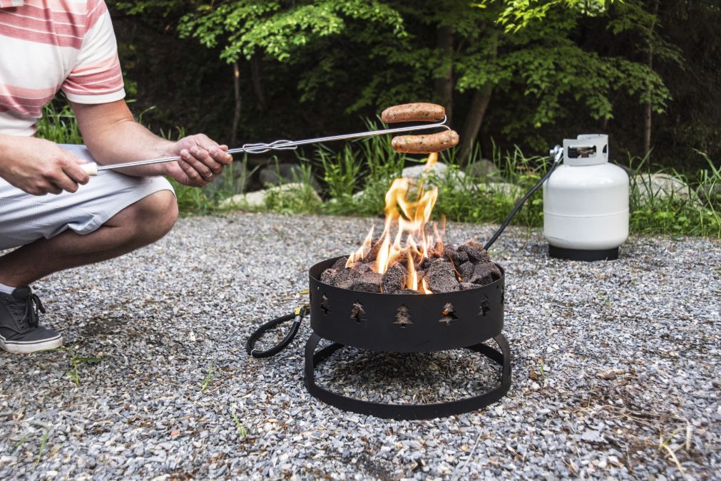 Safe Camping with a Portable Fire Ring