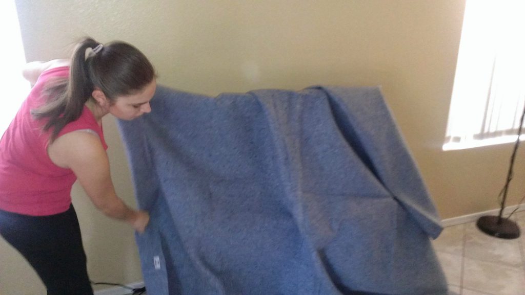 To help reach the goal of a zero waste move, U-Haul uses the regenerated cotton scraps allows the annual diversion of 2.4 million pounds of recyclable materials from landfills.