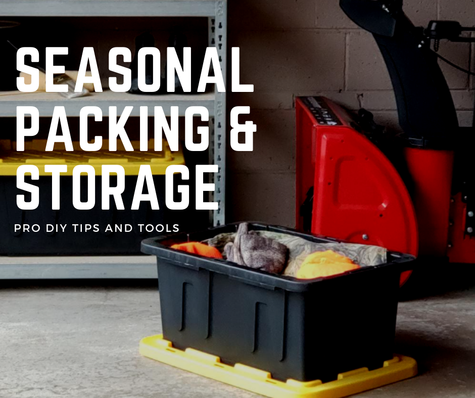 Packing and Storing Seasonal Items
