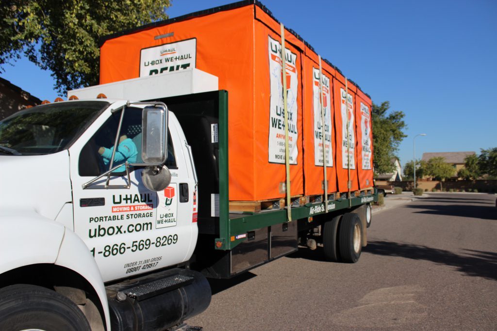 Truck moving U-Box