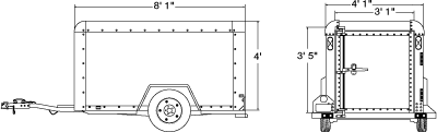 5x8 enclosed trailer uhaul