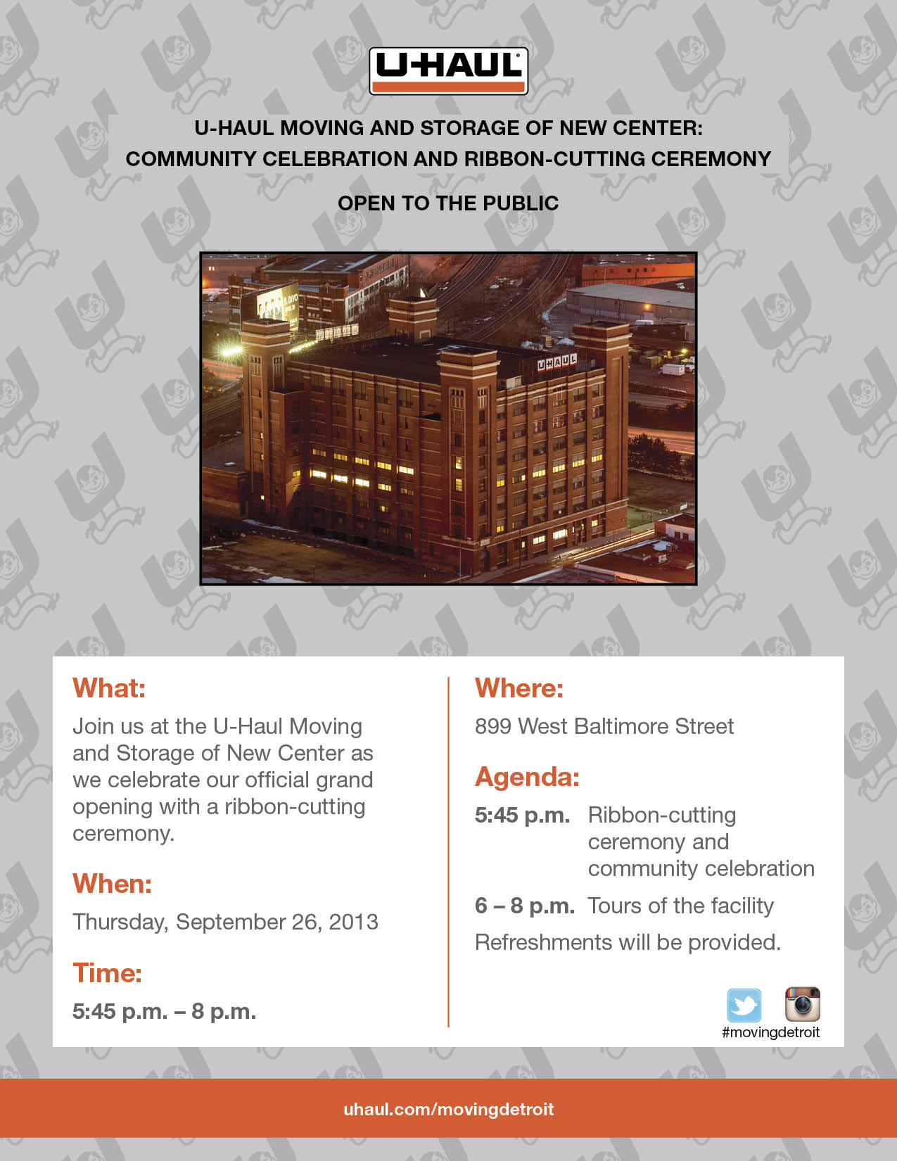 U Haul Grand Opening And Community Celebration In Detroit U Haul Blog